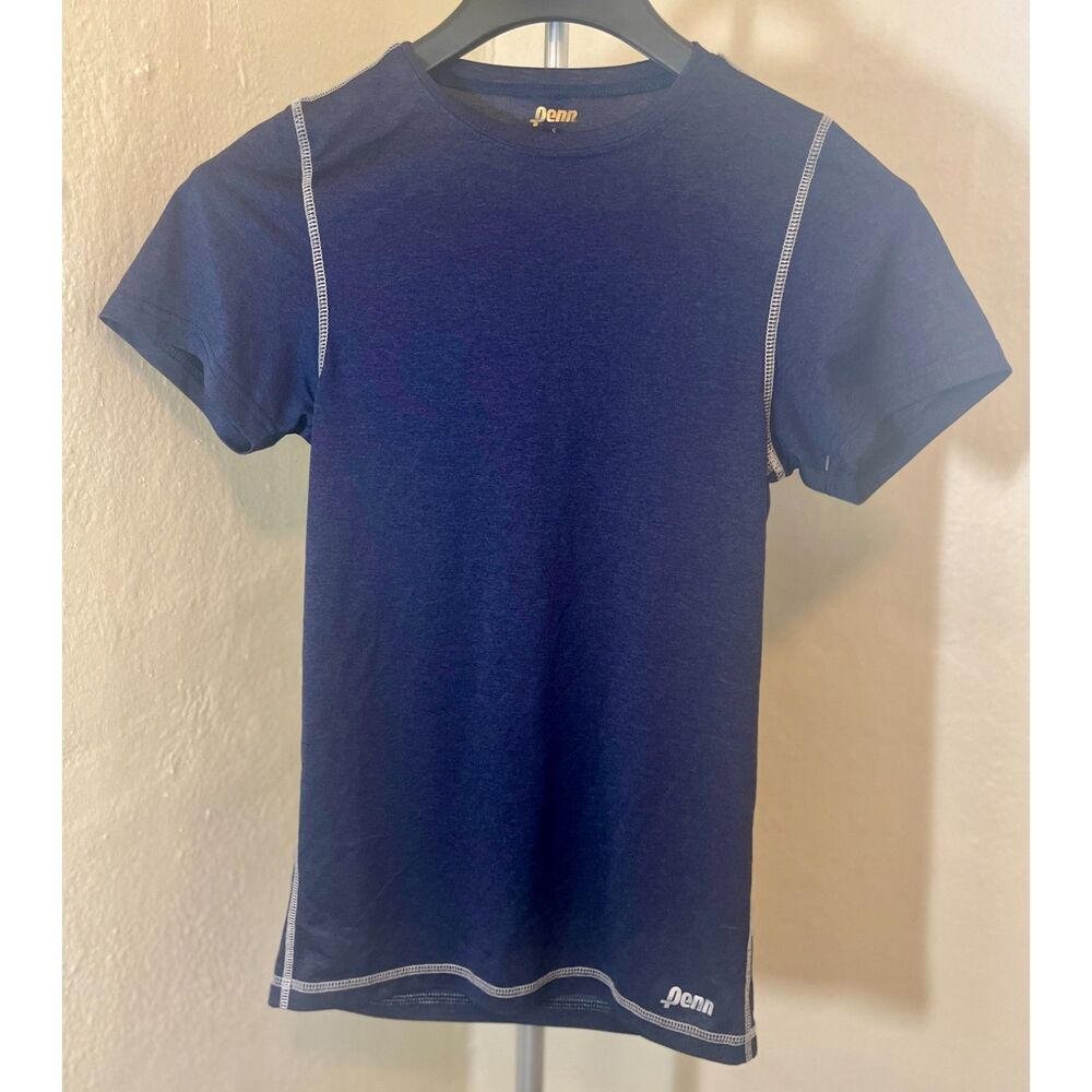 Penn Men’s Performance Athletic Tee - Navy Blue - Size Small